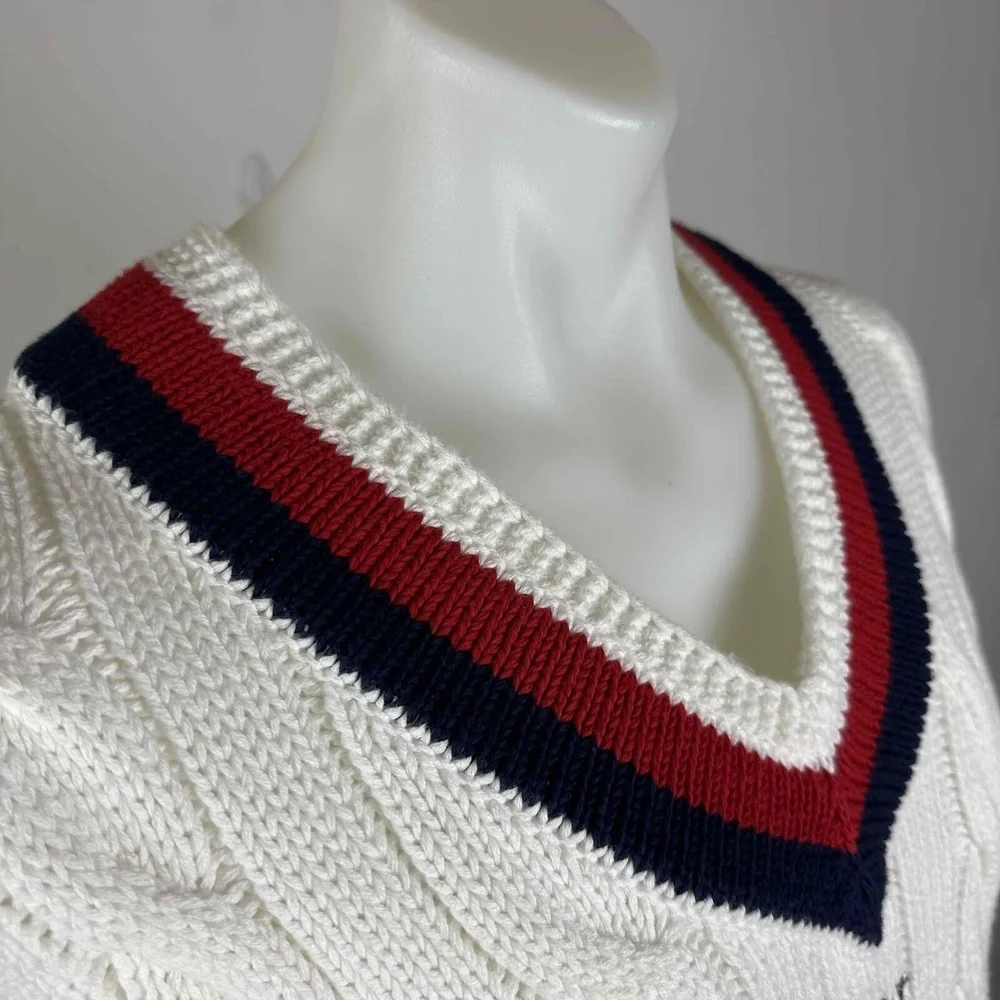 NWT Ralph Lauren Cable Knit Cricket Vest Size XL - Picture 3 of 16